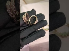 Batu permata Perhiasan tinggi dengan Vvs Diamond Clarity BVL Earrings