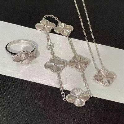 Merek Mewah Emas Asli 18k Perhiasan Custom Brand Dan Arpels Perhiasan