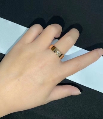 Perhiasan profesional untuk membuat perhiasan 18k emas cincin pertunangan Brand Cinta cincin emas mewah