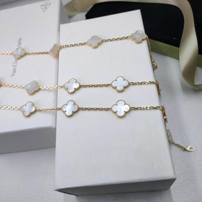Alhambra Vca Gelang Untuk Perhiasan Disesuaikan Piece Italian 18k Gold Perhiasan Grosir