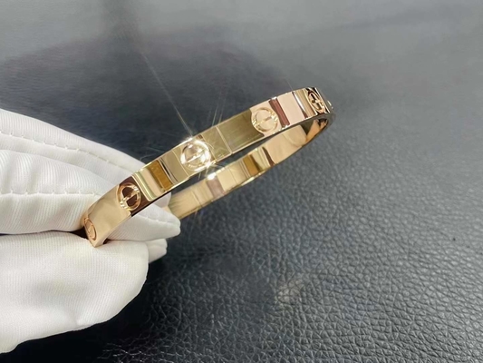 Perhiasan Berlian Mewah HONG KONG Perhiasan Brand Unisex 6,1mm Lebar Perhiasan Emas